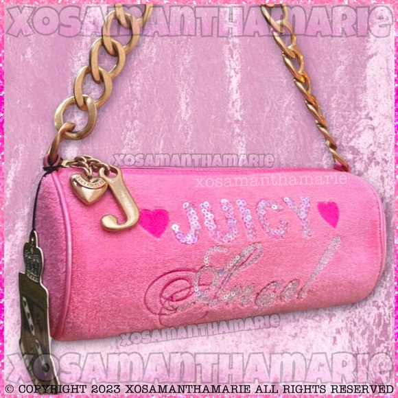 Juicy Couture Pink Angel Barrel Bag - Picture 5 of 16